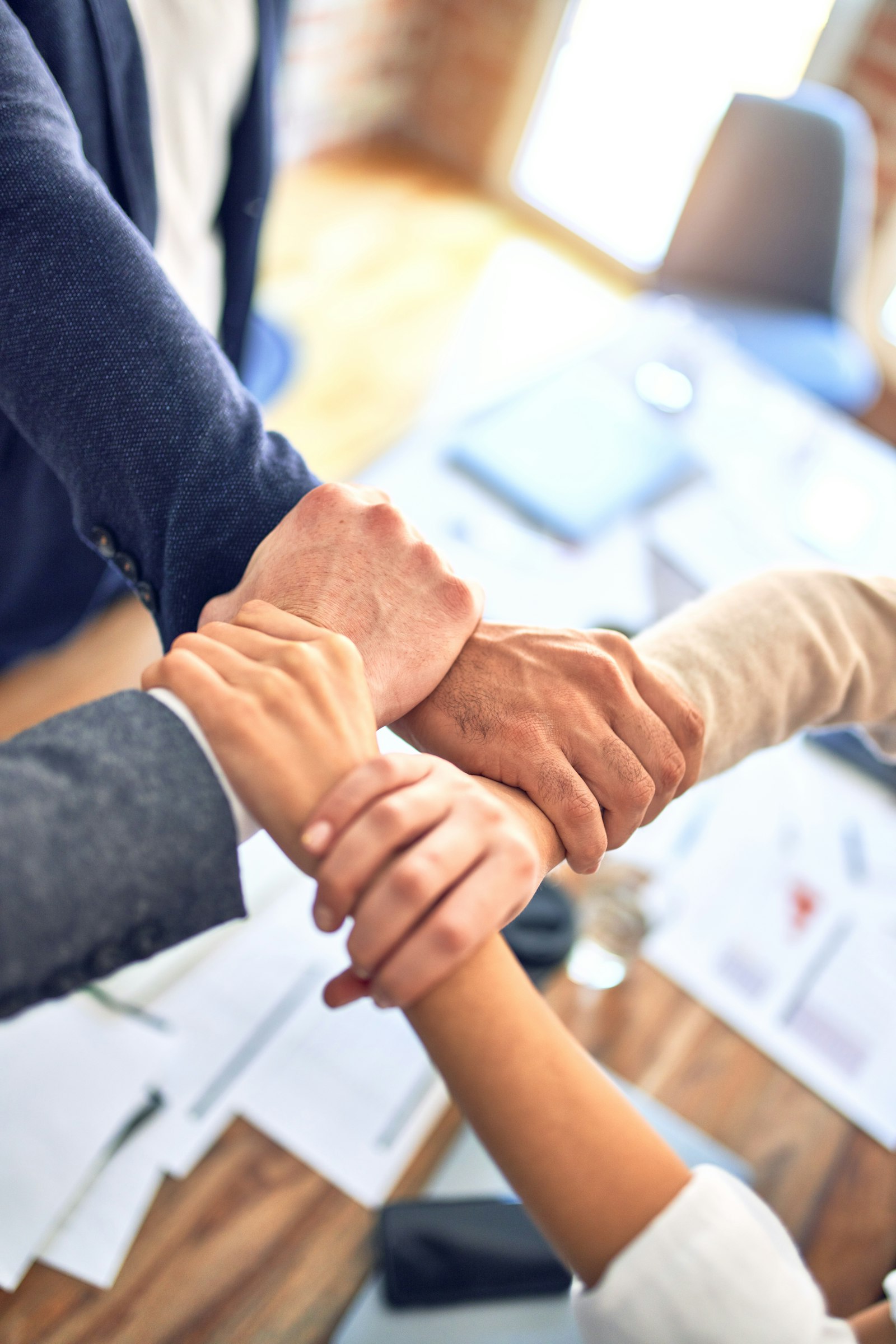 Handshake after a successful meeting